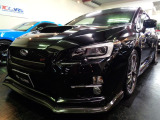 STIフルエアロカーボンリップEJ20BOXERターボエンジン6MT4WDステンマフラーBLITZDampersタワーバーSTIキャリパーDCCDインフォモニタークロム18AW黒赤レザーシートナビTVシートH