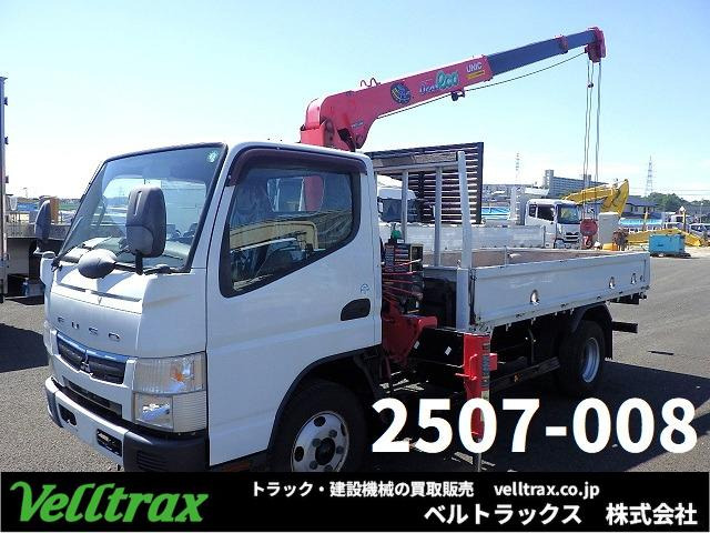 キャンター3.0 全低床 ディーゼルH29年 2t3段クレーンRC付