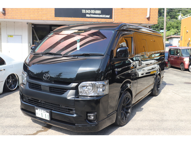 ハイエース2.7 GL ロング ミドルルーフカスタム車 18インチ ローダウン