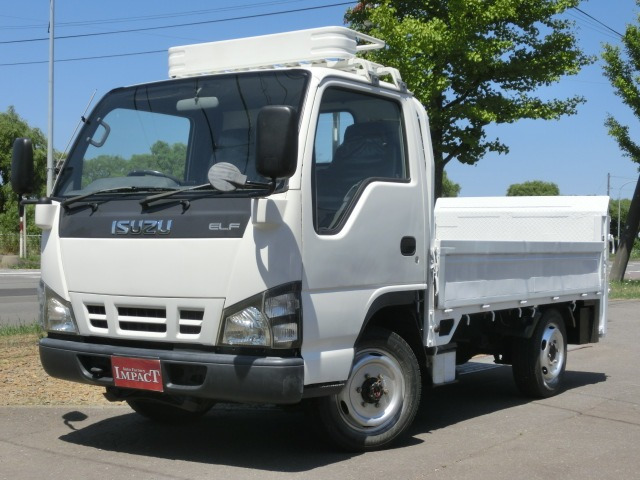 エルフ 3.1 フラットロー ディーゼル 4WD パワーゲート 1.25t 平ボデー