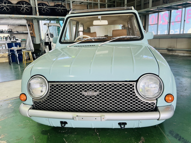 値引きしました。ニッサン パオ 平成２年式 クリーム色 キャンバストップ 日産 パオ 1.0 キャンバストップ（価格:69万円, 宮城県, 物件番号