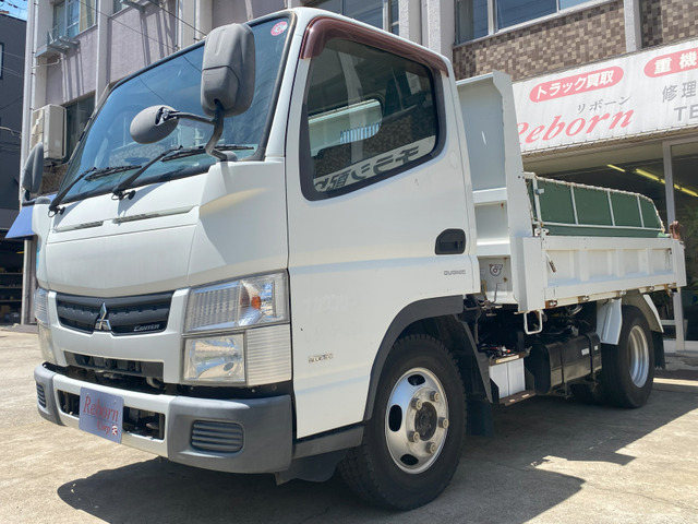 キャンター3.0 ダンプ 全低床 ディーゼル 4WD低走行・4WDダンプ