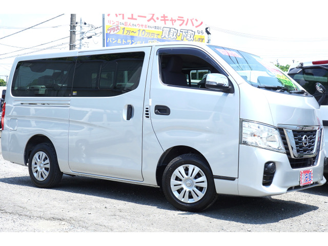 NV350キャラバン2.0 DX ロング 平床ナビBカメラWAC後窓ヒ-タ1オ-ナ簿T