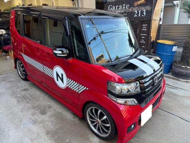 N-BOXカスタムG ターボ SSパッケージ特別仕様ターボ SSパッケージ 車高調