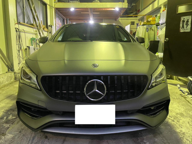 CLAシューティングブレークAMG CLA45 4マチック 4WDマットラッピング