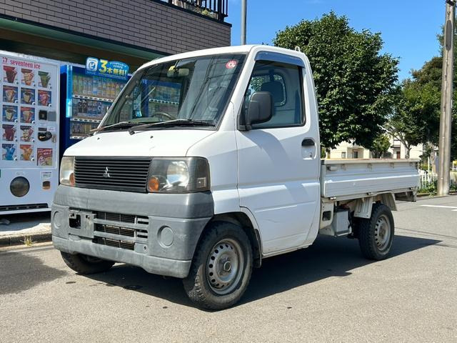ミニキャブトラック楽床ダンプ 4WDエアコン 切替4WD MT 荷台作業照明