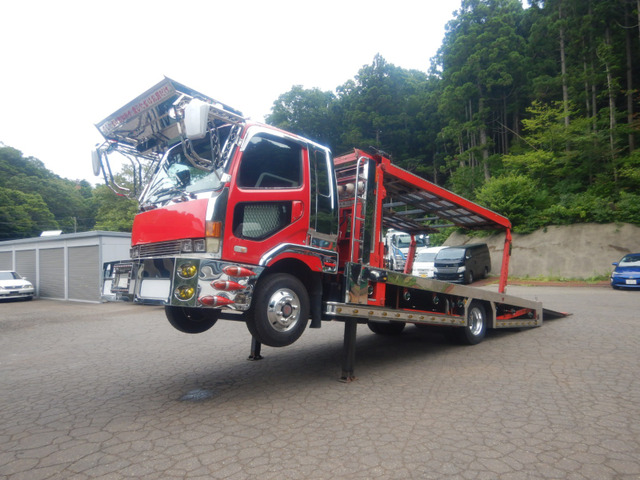 ファイター  日新工業 2台積 積載車 キャリアカー