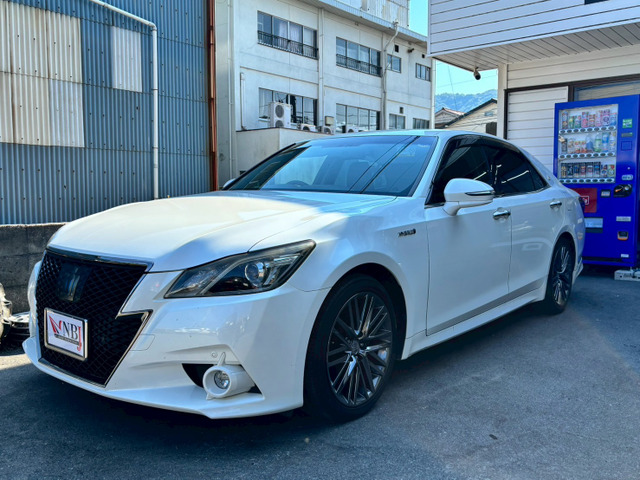 クラウンアスリート ハイブリッド 2.5 S ブラックスタイル 特別仕様 革調カバー 全ド...