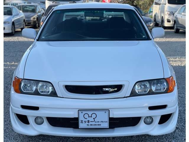 JZX100 TRDフロントバンパー JZX100 チェイサー TRDスポーツ フロントバンパー パールホワイト