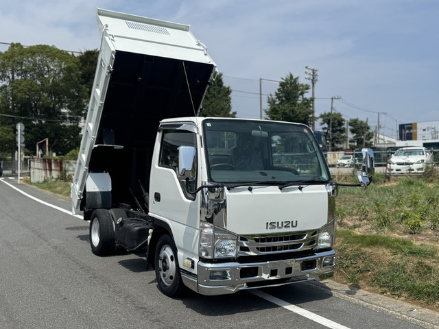 エルフ3.0 強化ダンプ フルフラットロー ディーゼル車検付・最大積載量 3,000kg