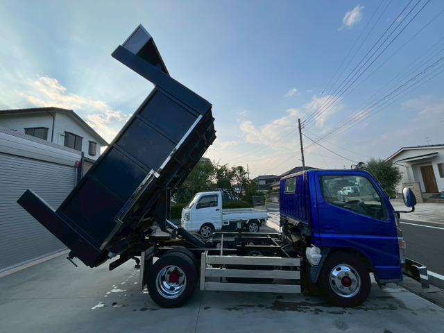 三菱ふそう キャンター ダンプ 新明和製積載2t土砂禁デコトラ仕様車検