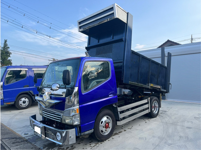 キャンター ダンプ 新明和製積載2t土砂禁デコトラ仕様車検付