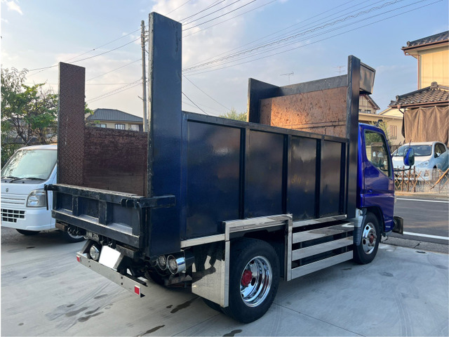 三菱ふそう キャンター ダンプ 新明和製積載2t土砂禁デコトラ仕様車検