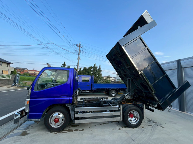 三菱ふそう キャンター ダンプ 新明和製積載2t土砂禁デコトラ仕様車検