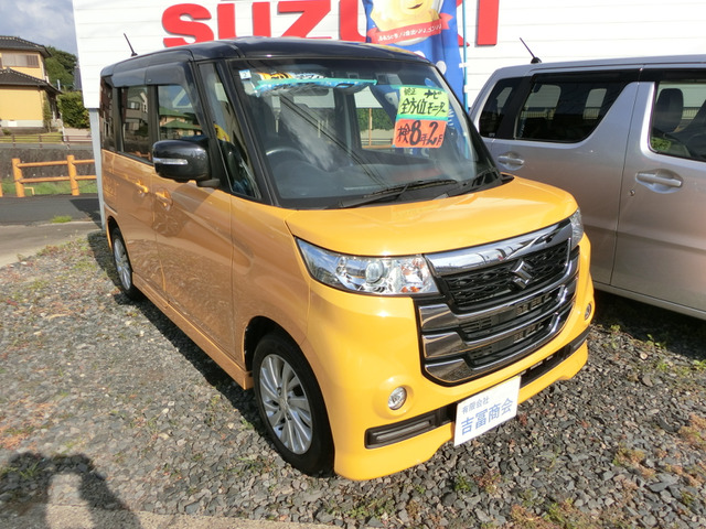 スペーシアカスタムZ ユーティリティパッケージ デュアルカメラブレーキサポートすぐ乗れます!全方位モニタ付!