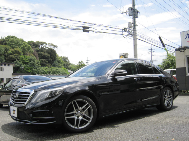 Sクラス S400 AMGライン サンルーフ黒皮シートナビテレビDVD