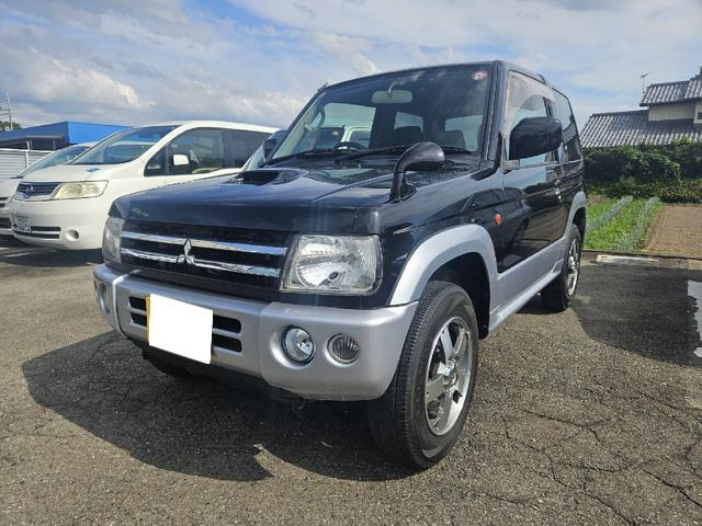 パジェロミニアクティブフィールド エディション 4WD電動格納ミラー AT ABS CD MD