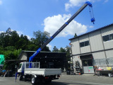 クレーンはタダノ製・4段・ラジコン付・2.6t吊。ブームに垂れなく、程度良好。