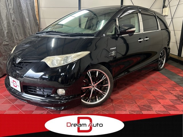 エスティマハイブリッド2.4 X 4WDキーレス ETC フリップダウン TV