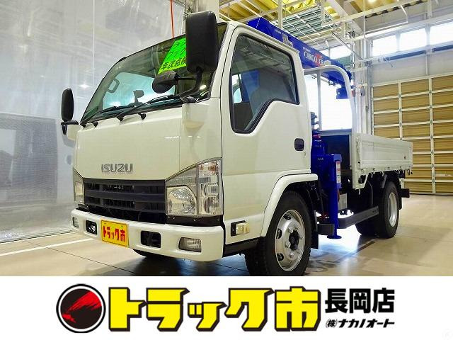 エルフ 3.0 セミロング 高床 ディーゼル 3.65t タダノ4段クレーン付