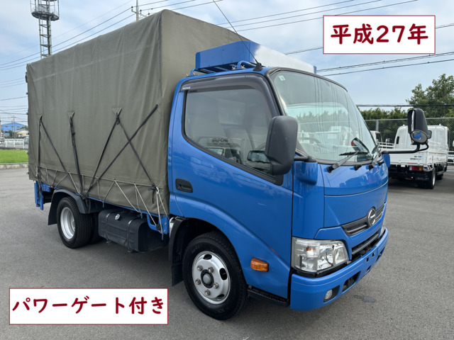 デュトロ  平ボディ パワーゲート付き 幌車