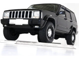 チェロキー リミテッド 4WD リフトアップ ベージュ本革シート 社外16インチホイール