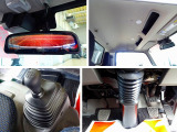 AC PS PW SRS ABS 集中ドアロック 左電格ミラー AM/FMラジオ ルームミラー式バックモニター ターボ 排気ブレーキ 車線逸脱警報装置 衝突被害軽減ブレーキ フロア6MT
