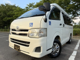 ハイエースバン 3.0 DX ロング ハイルーフ ディーゼル 4WD 福祉車両 Bタイプ 車椅子2...