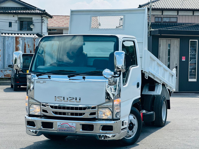 エルフ 3.0 三転強化ダンプ フルフラットロー ディーゼル ShinMaywaダンプ 3t