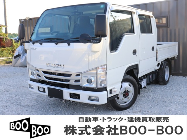 エルフ3.0 ダブルキャブ フルフラットロー ディーゼル 4WDリアヒーター 4WD
