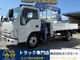 2990cc 2t 2トン 平ボディ 3段クレーン付 タダノ ZR293 荷台内寸371×180 走行27000K 内外装仕上げ済み パワーウインドウ AT オートマ