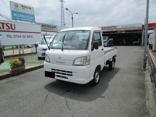 ハイゼットトラック エアコン パワステ スペシャル 4WD 5速MT/タイヤ4本新品/3方開