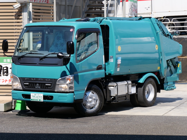 キャンター  プレスパッカー圧縮板式塵芥4.3㎥AT車