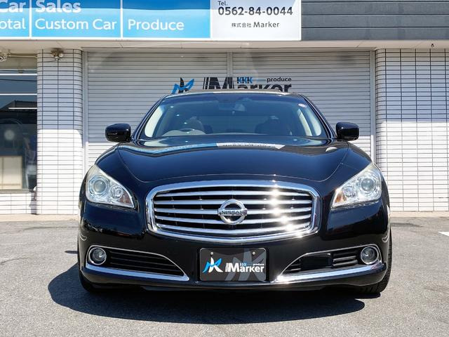 日産 シーマハイブリッド 3.5 VIP 新品20inchアルミ面一 サンルーフ の