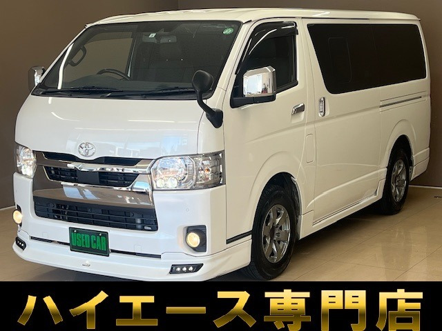 ハイエースバン2.8 スーパーGL ダークプライムII ロング ディーゼルセーフティセンス モデリスタエアロ 社外ア