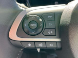 運転中でも手を離さずにオーディオの操作ができる『ステアリングスイッチ』機能があります!