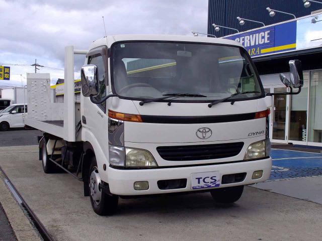ダイナ 4.0 ワイド 超ロング フルジャストロー ディーゼル 積載車 極東フラトップ ラ...