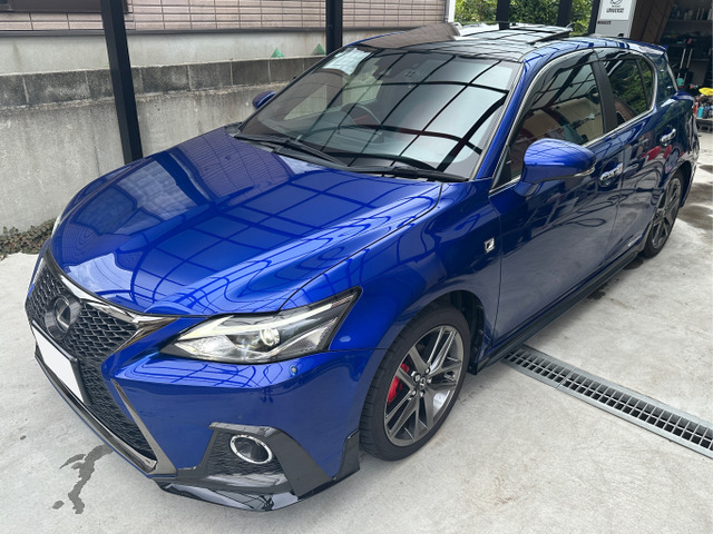 CT200h Fスポーツ赤内装 黒ルーフ TRDエアロ