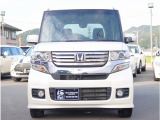 N-BOXカスタム G SSパッケージ 4WD 車検整備付 9.9Mキロ 両側電動Rドア