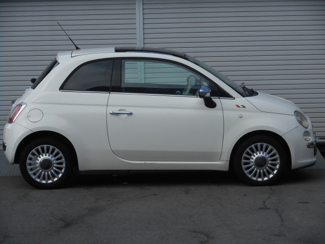 フィアット 500 1.2 ラウンジ ガラスルーフ・キーレス・ETC の中古車