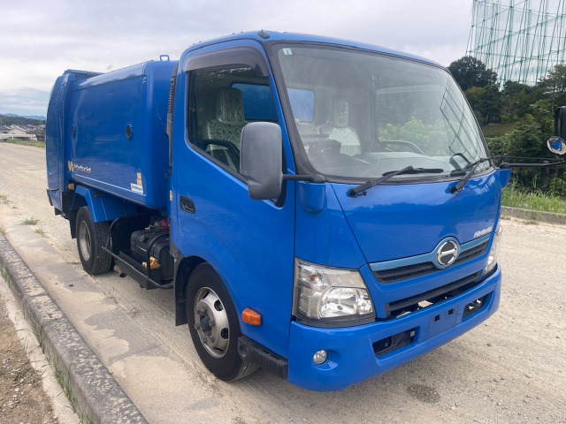 デュトロ 塵芥車 回転式ダンプ式パッカー・ハイブリッド