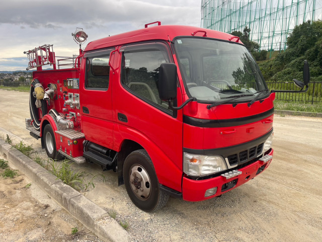 デュトロ 4.0 ダブルキャブ ワイド セミロング 高床 ディーゼル 4WD 消防車・走行少...