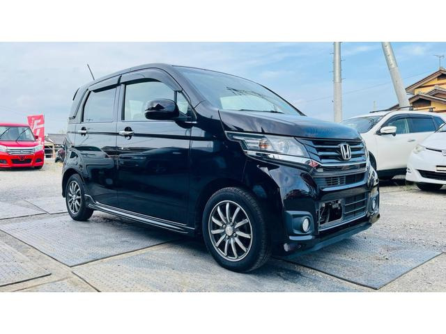 N-WGNカスタム G Aパッケージ 6万km 追突被害軽減ブレーキ ABS