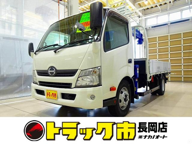 デュトロ 4.0 ワイド ロング 高床 ディーゼル 3.95t アルミブロック 4段クレーン