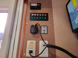 電装品などは集中パネルで操作可能です!