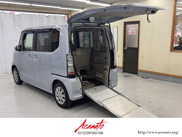 N-BOX+ G Lパッケージ 車いす仕様車 電動ウィンチ パワースライド 4人乗