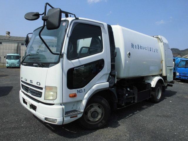 ファイター 塵芥車 4T パッカー車 回転式 ダンプ式
