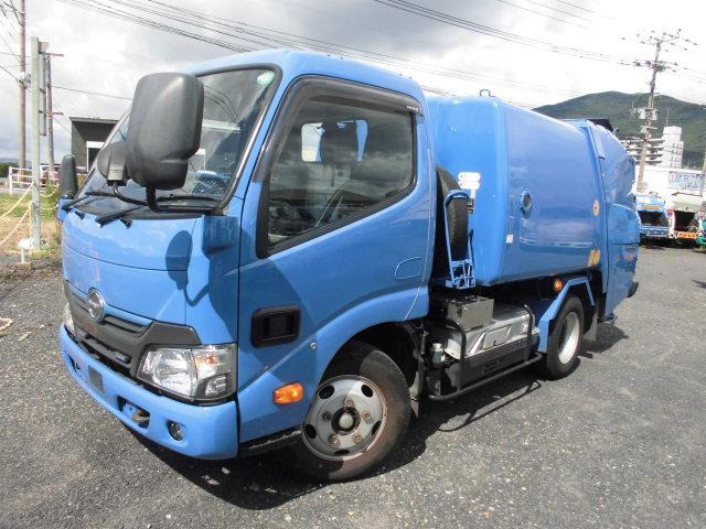 デュトロ 塵芥車 ハイブリッド 2T パッカー車 回転式