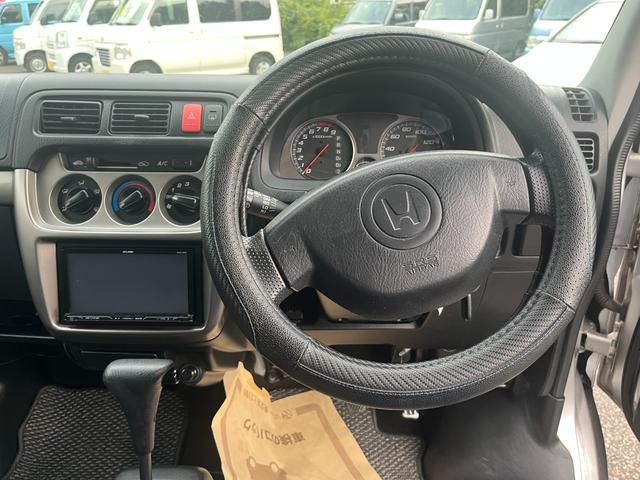 綺麗早い順　実走行63500km 検7.12.21 バモスM ナビTV 保証書 ホンダ バモス Mターボ ターボ車 社外ナビゲーション＆テレビ ETC