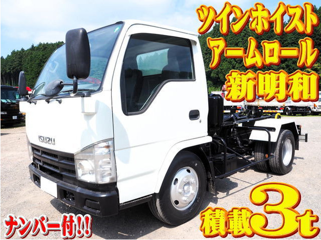 エルフ アームロール 新明和製 アームロール ツインホイスト